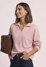 Load image into Gallery viewer, STREET ONE<BR>
Langarm Poloshirt<BR>
Pink<BR>
