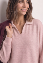 Load image into Gallery viewer, STREET ONE<BR>
Langarm Poloshirt<BR>
Pink<BR>
