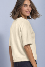 Load image into Gallery viewer, STREET ONE<BR>
Fluffy Jumper with Rhinestones<BR>
Cream<BR>
