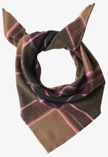 Load image into Gallery viewer, STREET ONE<BR>
Check Triangle Scarf<BR>
Pink<BR>
