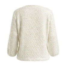 Load image into Gallery viewer, BIANCA <BR>
Thea Sequined Jacket <BR> 
Ivory <BR>
