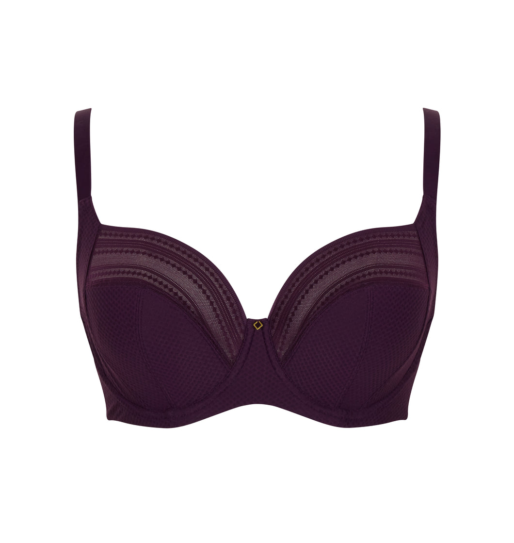 PANACHE <BR>
Serene Full Cup Wired Bra <BR>
Aubergine <BR>