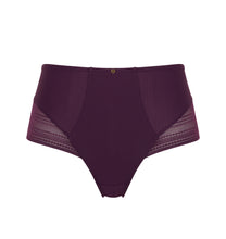 Load image into Gallery viewer, PANACHE &lt;BR&gt;
Serene High Waist Brief &lt;BR&gt;
Aubergine &lt;BR&gt;
