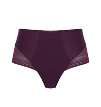 Load image into Gallery viewer, PANACHE &lt;BR&gt;
Serene High Waist Brief &lt;BR&gt;
Aubergine &lt;BR&gt;
