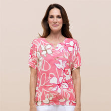 Load image into Gallery viewer, BIANCA <BR>
Sia Printed Floral Top <BR> 
Pink <BR>
