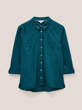 Load image into Gallery viewer, WHITE STUFF &lt;BR&gt;
Sophie Organic Cotton Shirt &lt;BR&gt;
Teal, Ivory, Green, Grey&lt;BR&gt;
