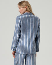 Load image into Gallery viewer, SURKANA <BR>
Sora Striped Blazer <BR>
Blue &amp; White <BR>
