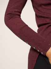 Load image into Gallery viewer, WHITE STUFF &lt;BR&gt;
Sparkle Roll Neck Jumper &lt;BR&gt;
Dark  Plum &lt;BR&gt;
