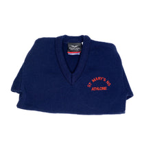 Load image into Gallery viewer, ST MARYS <BR>
Wool mix, V Neck Knit <BR>
Navy<BR>
