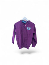 Load image into Gallery viewer, ST. PETERS N.S. <BR>
V Neck Acrylic Jumper <BR>
Wine <BR>
