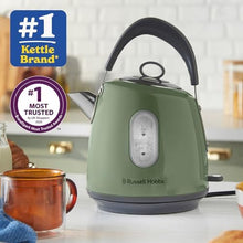 Load image into Gallery viewer, RUSSELL HOBBS <BR>
Stylevia Kettle, 1.5 Litre <BR>
Sage <BR>
