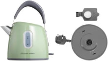 Load image into Gallery viewer, RUSSELL HOBBS <BR>
Stylevia Kettle, 1.5 Litre <BR>
Sage <BR>
