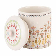 Load image into Gallery viewer, CATH KIDSTON &lt;BR&gt;
Painted Table Sugar Canister &lt;BR&gt;
Cream &lt;BR&gt;
