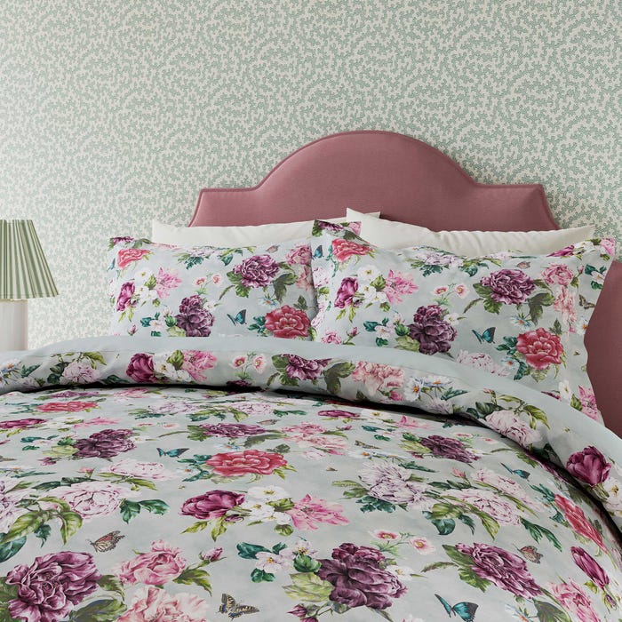 SANDERSON <BR>
Summer Peony Duvet Set <BR>
Multi <BR>