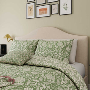 HELENA SPRINGFIELD <BR>
Sunflowers Duvet Set <BR>
Green <BR>