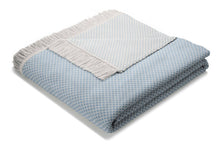 Load image into Gallery viewer, BIEDERLACK <BR>
Textured 2 sided Blanket <BR>
Blue <BR>
