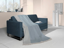 Load image into Gallery viewer, BIEDERLACK <BR>
Textured 2 sided Blanket <BR>
Blue <BR>
