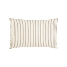 Load image into Gallery viewer, HELEMNA SPRINGFIELD &lt;BR&gt;
Ticking Stripe Duvet Cover Set &lt;BR&gt;
FGraphite/Copper &lt;BR&gt;
