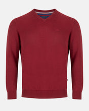 Load image into Gallery viewer, ANDRE &lt;BR&gt;
Valencia V Neck Knit &lt;BR&gt;
Merlot or Navy available &lt;BR&gt;
