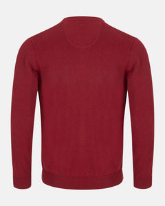ANDRE <BR>
Valencia V Neck Knit <BR>
Merlot or Navy available <BR>