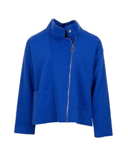Load image into Gallery viewer, PERUZZI &lt;BR&gt;
Side Zip Jacket &lt;BR&gt;
Cobalt Blue or Black &lt;BR&gt;
