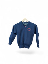 Load image into Gallery viewer, ST MARYS <BR>
Wool mix, V Neck Knit <BR>
Navy<BR>
