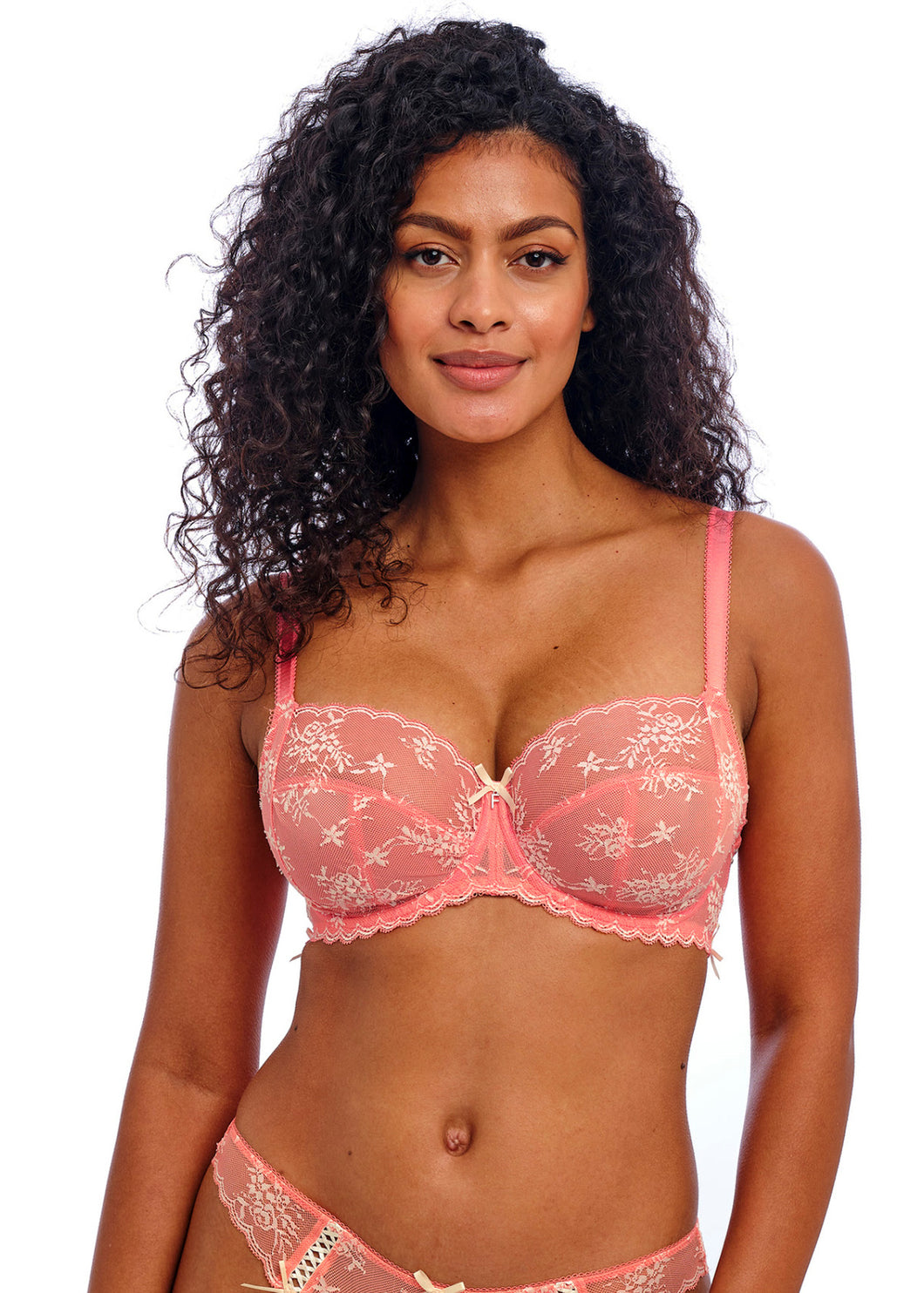 FREYA <BR>
Decadence Underwire Bra <BR>
Coral <BR>