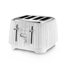 Load image into Gallery viewer, DELONGHI &lt;BR&gt;
Ballerina 4 Slice Toaster &lt;BR&gt;
White &lt;BR&gt;
