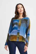 Load image into Gallery viewer, FRANSA&lt;BR&gt;
Bekka Blouse&lt;BR&gt;
Multi&lt;BR&gt;

