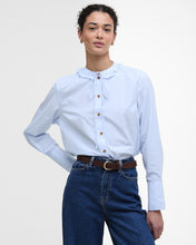 Load image into Gallery viewer, BARBOUR &lt;BR&gt;
Cecelia Striped Shirt &lt;BR&gt;
Blue &lt;BR&gt;
