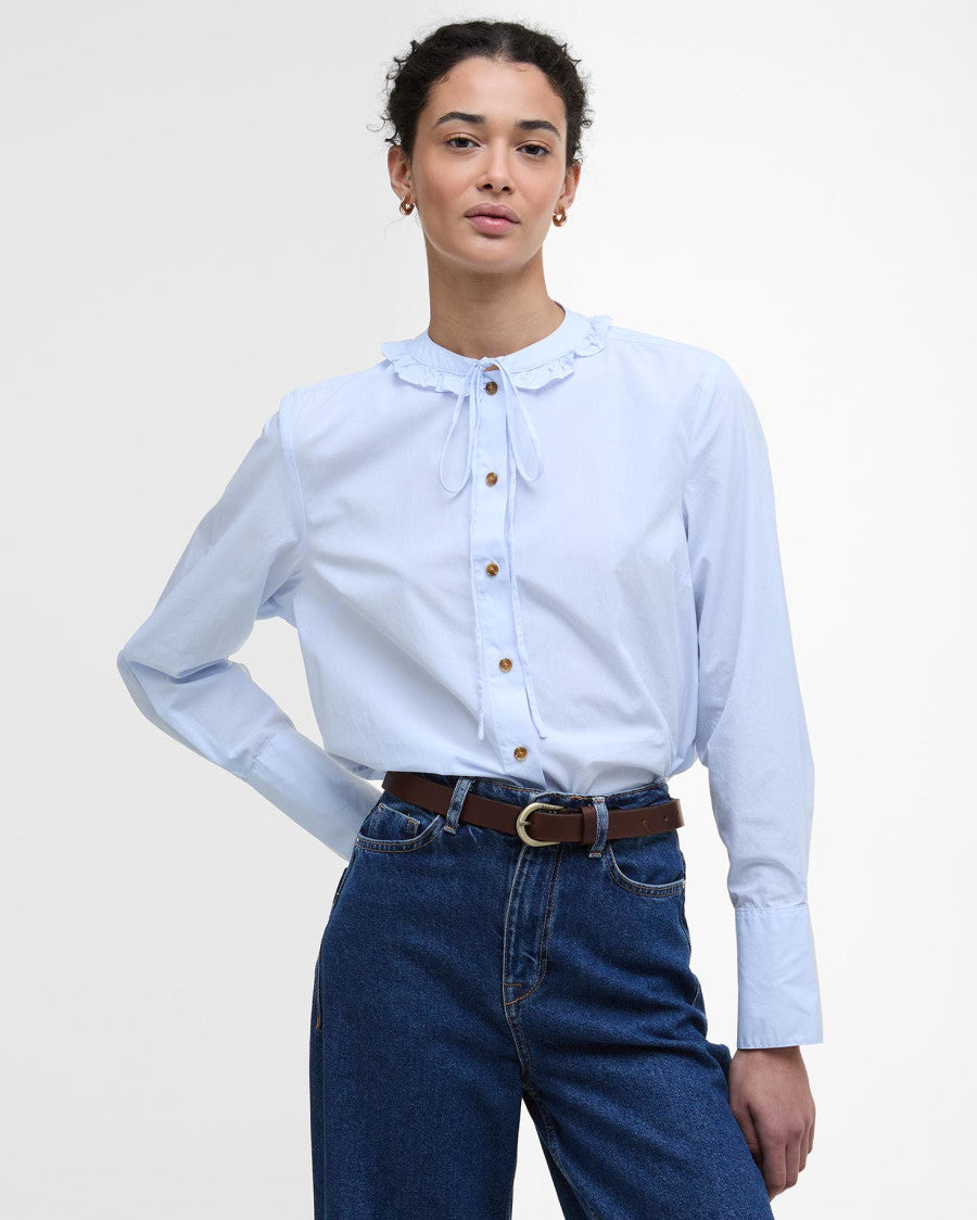 BARBOUR <BR>
Cecelia Striped Shirt <BR>
Blue <BR>