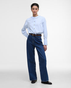 BARBOUR <BR>
Cecelia Striped Shirt <BR>
Blue <BR>