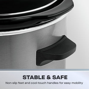 DAEWOO <BR>
1.5L Slow Cooker <BR>
Stainless Steel <BR>