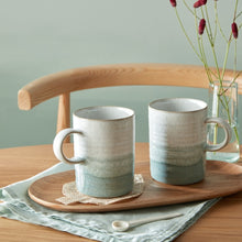 Load image into Gallery viewer, DENBY &lt;BR&gt;
Kiln Ridged Mug &lt;BR&gt;
Green &lt;BR&gt;
