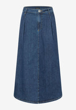 Load image into Gallery viewer, MORE AND MORE&lt;BR&gt;
Maxi Denim Skirt&lt;BR&gt;
Denim Blue&lt;BR&gt;
