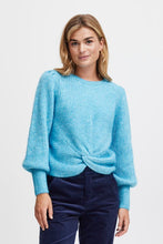 Load image into Gallery viewer, FRANSA&lt;BR&gt;
Elena Knit Jumper&lt;BR&gt;
Turquoise&lt;BR&gt;
