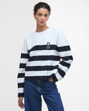 Load image into Gallery viewer, BARBOUR &lt;BR&gt;
Faye Striped Sweatshirt &lt;BR&gt;
Navy &amp; White Stripe &lt;BR&gt;
