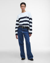 Load image into Gallery viewer, BARBOUR &lt;BR&gt;
Faye Striped Sweatshirt &lt;BR&gt;
Navy &amp; White Stripe &lt;BR&gt;
