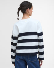 Load image into Gallery viewer, BARBOUR &lt;BR&gt;
Faye Striped Sweatshirt &lt;BR&gt;
Navy &amp; White Stripe &lt;BR&gt;
