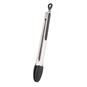 FUSION <BR>
Stainless Steel Tongs with Silicone Tips <BR>