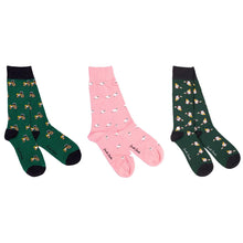 Load image into Gallery viewer, SWOLE PANDA &lt;BR&gt;
Men&#39;s 3 pack socks&lt;BR&gt;
Farm theme
