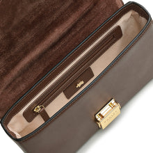 Load image into Gallery viewer, RADLEY LONDON &lt;BR&gt;
Hanley Close, Medium Flapover Shoulder Bag &lt;BR&gt;
Walnut &lt;BR&gt;
