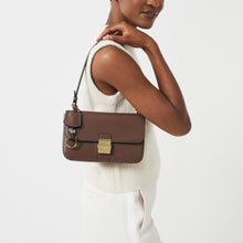 Load image into Gallery viewer, RADLEY LONDON &lt;BR&gt;
Hanley Close, Medium Flapover Shoulder Bag &lt;BR&gt;
Walnut &lt;BR&gt;
