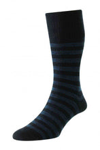 Load image into Gallery viewer, HJ SOCKS &lt;BR&gt;
Striped Wool Sock &lt;BR&gt;
