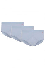 Load image into Gallery viewer, HJ HALL <BR>
3 Pack Fly Front Briefs <BR>
Navy, Light Blue or White available <BR>
