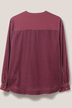 Load image into Gallery viewer, WHITE STUFF&lt;BR&gt;
Kate Velvet Shirt&lt;BR&gt;
Pink&lt;BR&gt;
