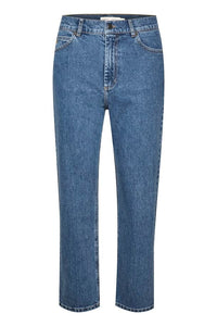 INWEAR <BR>
Katelin Straight Azaria Jeans <BR>
Blue Denim <BR>