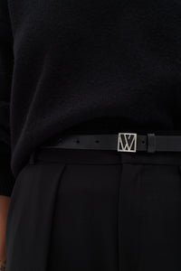 INWEAR<BR>
Logor Belt<BR>
Black and Silver<BR>