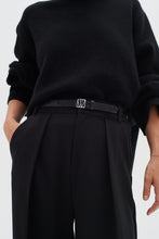 Load image into Gallery viewer, INWEAR&lt;BR&gt;
Logor Belt&lt;BR&gt;
Black and Silver&lt;BR&gt;
