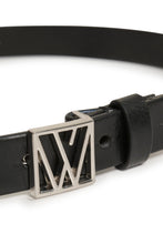 Load image into Gallery viewer, INWEAR&lt;BR&gt;
Logor Belt&lt;BR&gt;
Black and Silver&lt;BR&gt;
